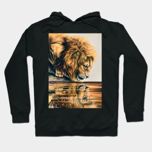 Reflections At The Watering Hole Hoodie